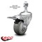Service Caster 3 Inch Gray Polyurethane Wheel Swivel 12mm Stem Caster with Total Lock Brake SCC-TSTTL20S314-PPUB-M1215 - alternate 2